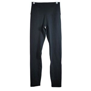 J80 Fit Fitness Women Leggings Black Size 4 Mid Rise Stretch Athletic Athleisure